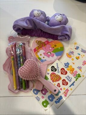 Care Bears Purple Plush Headband & Pink Accessory Set